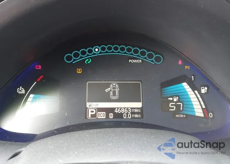 2016 Nissan Leaf Sl z USA, uszkodzony, nr VIN 1N4BZ0CP2GC311483